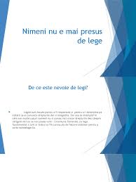 Să încercăm un exercițiu de memorie. Nimeni Nu E Mai Presus De Lege