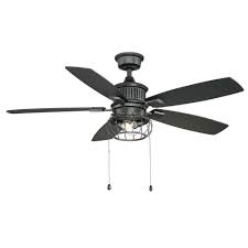 Home Decorators Collection Aldenshire 52 In Led Indoor Outdoor Natural Iron Ceiling Fan With Light Kit In 2020 Ceiling Fan With Light Ceiling Fan Fan Light