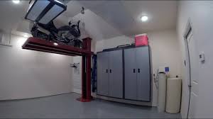 The total column height of 111 ½ (9 feet 3 ½ inches) allows this lift to be installed in almost any professional or home garage with a ceiling as low as 9 feet 6 inches. Motorcycle Lift Garage Project Youtube