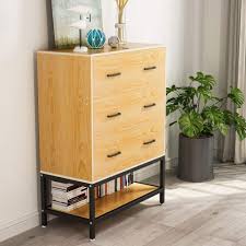 File Cabinet Tribesigns Printer Stand Office Cabinet Lateral File With 3 Drawers And Open Storage Shelf For Home Office Living Room Cabinets Aliexpress