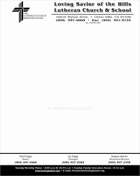 The first job cover letter heading comprises of the addresses of both the writer and the recipient along with other forms of contacts. Sample Of Church Letter Headed Paper Church Letterhead Templates In Microsoft Word Adobe Illustrator And Other Formats Download Church Letterheads Design Now Poweredtemplate Com