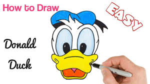 How To Draw Donald Duck Disney Drawings For Kids Drawing Videos For Kids Disney Drawings Cartoon Drawings Disney