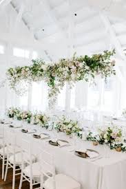Julianna Hopper Weds Travis Hobbs Floral Filled Neutral Wedding Hanging Flowers Wedding Hanging Centerpiece Floral Arrangements Wedding