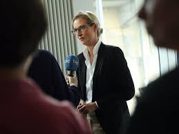 »wir wollen uns integrativ in den dienst der partei stellen und bitten um die unterstützung der parteimitglieder«. German Election Meet Alice Weidel Leader Of The Far Right Afd Party