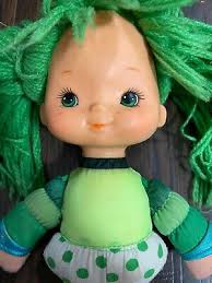 Vintage 1983 Hallmark Rainbow Bright "Patty O'Green" 10" Plush w Yarn Hair  Doll
