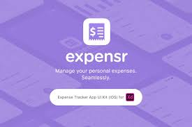 This app design makes it one of the most compelling applications for apple users. Expensr Expense Tracker App Ui Kit Creative Ui Kits And Libraries Creative Market