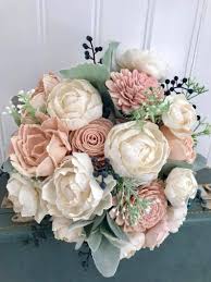 Sola Flower Bouquet Blush Pink Sola Wood Flower Wedding Bouquet Eco Flowers Alternative Keepsake Bouquet Navy Blue Wedding Sola Flower Bouquet Flower Bouquet Wedding Eco Flowers