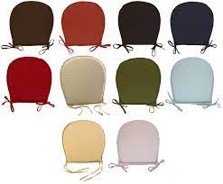 Grey chair pad seat cushion. Plain Round Seat Pad Outdoor Garden Dining Kitchen Chair Furniture Cushion 37cm Ebay