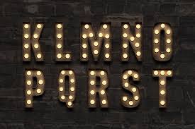 Lettering design font digital halloween letters halloween clipart vintage lettering halloween clips glitter digital paper clip art dripping. Marquee Light Bulb Sign Letters Creative Market Graphic Design Art Light Bulb
