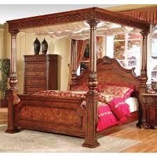 This canopy bed truly provides just the right amount of depth and awe without stealing the entire appeal of the room. Canopy Bed Canopy Bedroom Sets Canopy Bedroom Canopy Bed