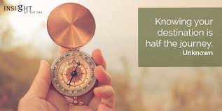 knowing destination half journey unknown