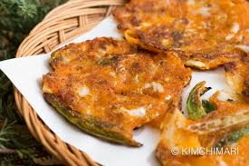 Kimchi Pancake Kimchi Jeon In 20 Minutes Recipe Kimchi Pancake Korean Pancake Korean Side Dishes