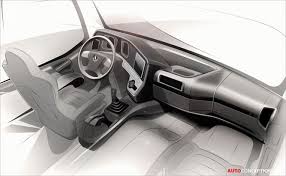 Arocs The New Name In Mercedes Benz Truck Design Truck Interior Truck Design Interior Design Sketch