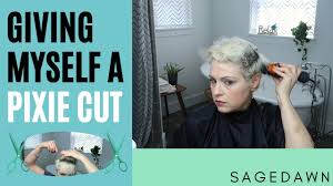Maybe, try out the pixie cut. Giving Myself A Pixie Cut Using Clippers Scissors Youtube