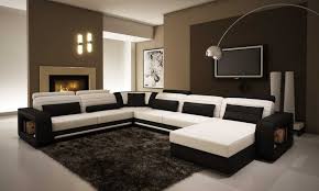 Model Sofa Ruang Tamu Hitam Putih Ruang Keluarga Minimalis Desain Ruang Tamu Ruang Keluarga