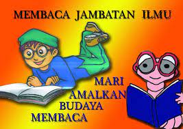 Seperti di perpustakaan, berbagai buku yang boleh dibaca untuk menambah ilmu. Sajak Membaca Jambatan Ilmu Bangsa Kita Boleh Berjaya Hanya Dengan Membaca