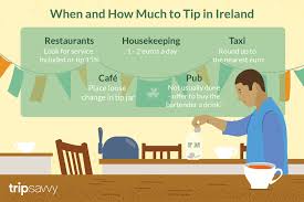 tipping in ireland who when and how much