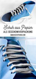 Hier finden sie einige kostenlose anleitungen und vorlagen, mit denen sie den osterhasen selbst basteln stöbern sie einfach und suchen sie ihre bastelvorlage die ihnen oder ihren kindern am meisten je nachdem, ob man den osterhasen aus stoff näht, aus papier faltet oder aus ton töpfert. Schuh Aus Papier Basteln Als Geschenkverpackung Geldgeschenk Kreativ Verpacken Nicest Things Geschenke Verpacken Geldgeschenke Geschenke