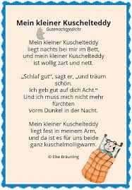 Mein Kleiner Kuschelteddy Elkes Kindergeschichten Geschichten Fur Kinder Kindergeschichten Kindergedichte