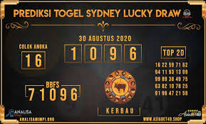 Prediksi Togel Sydney Lucky Asiabet4d 30 Agustus 2020 In 2020