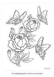 There's something for everyone from beginners to the advanced. Flowers And Butterflies Coloring Pages Free Flowers Coloring Pages Kidadl