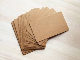 Cards are 2\ x 3 1\/2\ folded (4\ x 3 1\/2\ unfolded). Blank Business Cards Brown Kraft 20 Pcs 9 X 5 4cm By Tinybees Christmas Note Cards Paper Cards Blank Business Cards