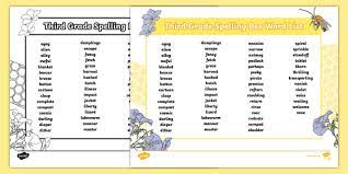 Rear rare rome rosy real ready relief royal rather rejoice replied rescuer revenge robbing reindeer religion sly suit stir sign sown skies seize sword sugar search shears. Third Grade Spelling Bee Word List