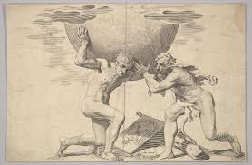 Maybe you would like to learn more about one of these? Claude Mellan Hercules Assisting Atlas The Metropolitan Museum Of Art