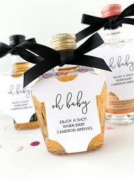 Just had your baby shower? Oh Baby Mini Drink Tags Mini Alcohol Gifts Alcohol Gifts Drink Tags