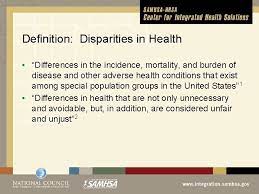 These health disparities are a major public health issue. Health Disparities Health Equity And Social Justice In