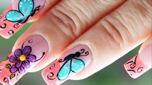 Inicio decoración de uñas figuras de uñas 2020 para. Disenos De Unas Con Flores Y Mariposas Para Pies Decorados De Unas