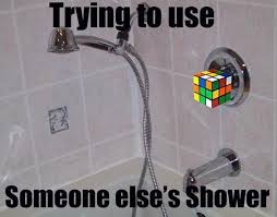 Trying To Use Someone Else S Shower With Images Funny Pictures With Captions Funny Pictures Plumbing Humor