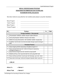 Borang penilaian keberkesanan latihan pdf borang penilaian keberkesanan latihan nama staf jab unit nama kursus penganjur tarikh tempat gred sangat course hero. Borang Kaji Selidik Impak Keberkesanan Program