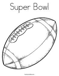 Super Bowl Coloring Page Football Coloring Pages Football Clip Art Sports Coloring Pages