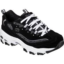 Black And White Tennis Shoes Womens Women S Skechers D Lites Sneaker Me Time Black White Athletic 63 Liked On Polyvore Featuring S Skechers Shoes Women Sketchers Shoes Women Skechers Shoes