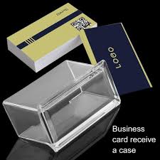 Desktop business card stands with a single slot are typically used in professional offices. Desk Clear Acrylic Business Card Display Stand Plastic Transparent Desktop Business Card Holder Office Supplies Card Holder Note Holder Aliexpress