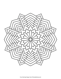 Harry potter coloring page have fun coloring harry potter with this color by number worksheet. Geometric Mandala Coloring Page Free Printable Pdf From Primarygames
