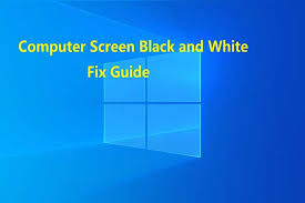 In other words, you need to turn off the windows 10 black and white mode. Top 4 Methods To Fix Computer Screen Black And White Issue