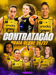 PRAIA CLUBE 26/27 O Praia Clube, que fez uma classificatória tímida, mas,  quando é pra jogar decisivo, mostra quem realmente tem o maior poder  aquisitivo no vôlei brasileiro; por isso, está na