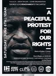 George Floyd Peace March to the Capitol
