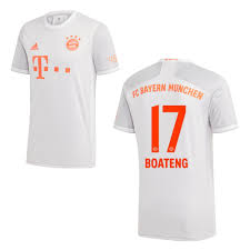 Jérôme agyenim boateng ist ein deutscher fußballspieler. Fc Bayern Munchen Trikot Away Kinder 2020 2021 Boateng 17 Sportiger De