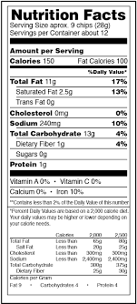 calories per bag of tortilla chips