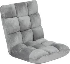 A cozy floor chair with back support, this comes with 14 different adjustments to give you the comfort you desire. Amazon Com Best Choice Products 14 Position Memory Foam Folding Adjustable Gaming Floor Sofa Chair For Living Room Bedroom Gray Home Kitchen