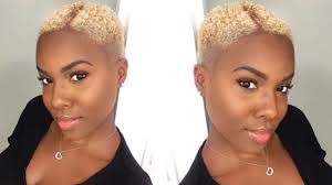Take this hair idea for instance. Styling My Short Blonde Natural Hair Combating Dryness Juicy Curls Nia Hope Youtube