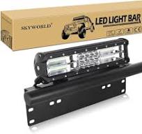 Amazon.fr : SKYWORLD Barre lumineuse LED de 30,5 cm 180 W à trois rangées,  faisceau combiné étroit, faisceau large, lampe de conduite tout-terrain, ...