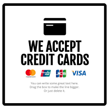 Whether you want to accept. We Accept Credit Cards Sign Credit Card Sign Credit Card Templates