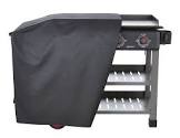 Cookout All-Weather BBQ Grill & Griddle Cover with Oversized Hook & Loop Straps Coleman