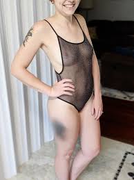 F] I love my new sheer bodysuit! Porn Pic - EPORNER