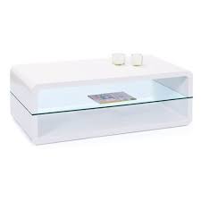 Table Basse Design Verre Miko 120cm Blanc Pour adopter la tendance du verre, optez pour une table basse en verre : table basse design verre miko 120cm blanc