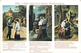 Idiomatic translations of die kirschen in nachbars. руски. Die Kirschen In Nachbars Garten Vintage Postcard Hippostcard